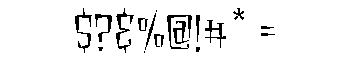 General Collection Stakehouse Font OTHER CHARS