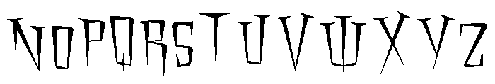 General Collection Stakehouse Font LOWERCASE
