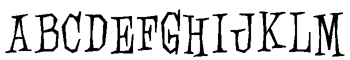 General Collection Strawhouse Font UPPERCASE