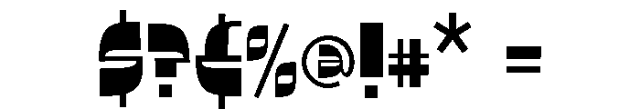 General Collection Stunthouse Font OTHER CHARS