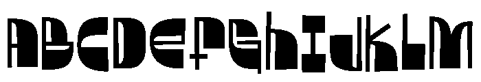 General Collection Stunthouse Font UPPERCASE