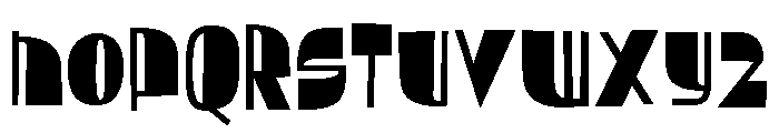 General Collection Stunthouse Font LOWERCASE