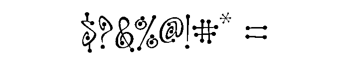 General Collection Treehouse Font OTHER CHARS