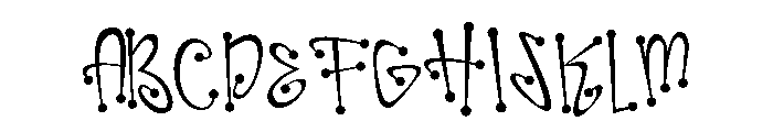 General Collection Treehouse Font UPPERCASE
