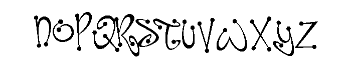 General Collection Treehouse Font UPPERCASE