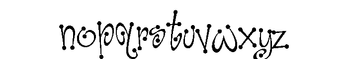 General Collection Treehouse Font LOWERCASE
