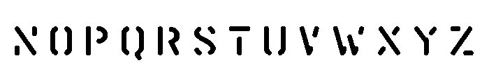 General Collection Warehouse Font LOWERCASE