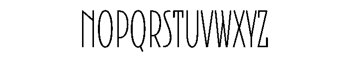 Genootschap Regular Font LOWERCASE
