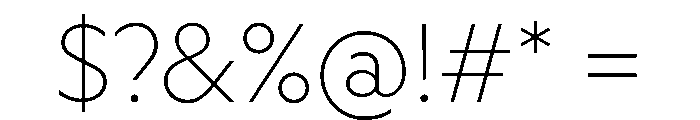 GeographVF Roman Font OTHER CHARS