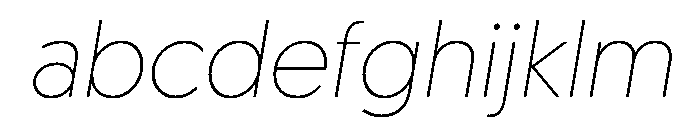 Geomanist ExtraLightItalic FONT