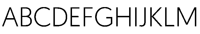 Geomanist Light Font UPPERCASE
