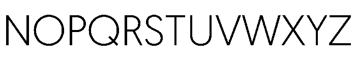 Geomanist Light Font UPPERCASE
