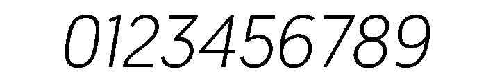 Geomanist LightItalic Font OTHER CHARS