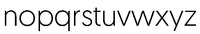 Geomanist Light Font LOWERCASE