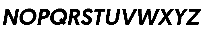 Geomanist MediumItalic Font UPPERCASE