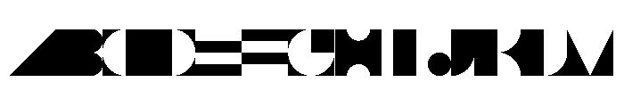 Geometer Regular Font UPPERCASE