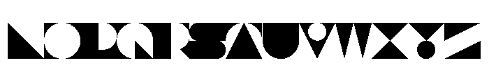 Geometer Regular Font UPPERCASE