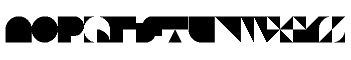Geometer Regular Font LOWERCASE