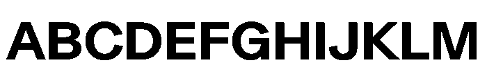 Gerstner Programm Bold Font UPPERCASE