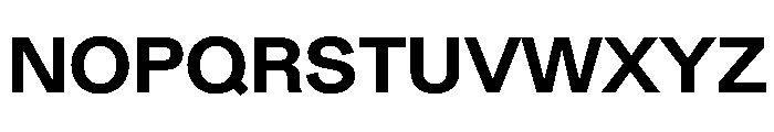 Gerstner Programm Bold Font UPPERCASE