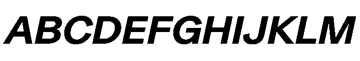 Gerstner Programm BoldItalic Font UPPERCASE