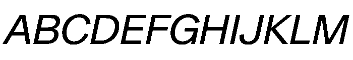 Gerstner Programm Italic Font UPPERCASE