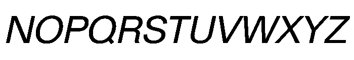 Gerstner Programm Italic Font UPPERCASE