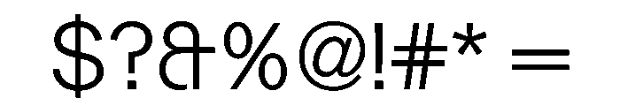 Gerstner Programm Light Font OTHER CHARS