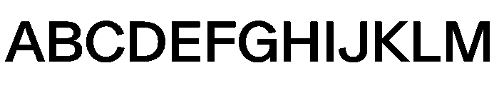 Gerstner Programm Medium Font UPPERCASE