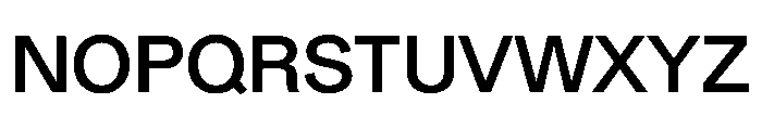 Gerstner Programm Medium Font UPPERCASE