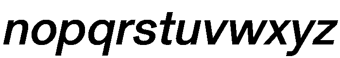 Gerstner Programm MediumItalic Font LOWERCASE