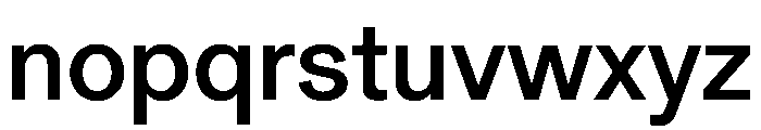 Gerstner Programm Medium Font LOWERCASE