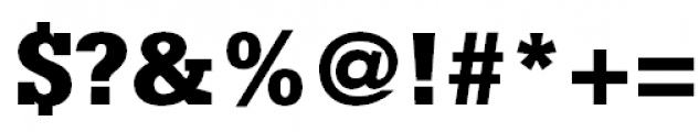 GeomSlabSerif Black Font OTHER CHARS