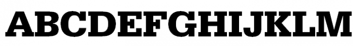 GeomSlabSerif Black Font UPPERCASE