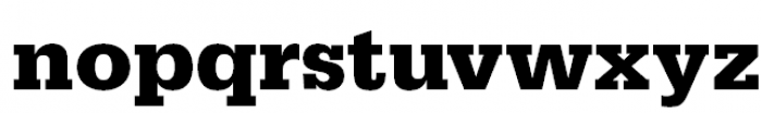 GeomSlabSerif Black Font LOWERCASE