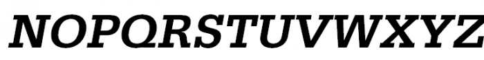 GeomSlabSerif Bold Oblique Font UPPERCASE