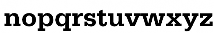 GeomSlabSerif Bold Font LOWERCASE