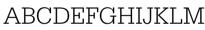 GeomSlabSerif Light Font UPPERCASE