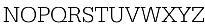 GeomSlabSerif Light Font UPPERCASE