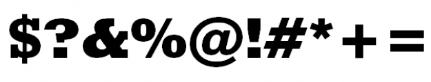 Geometric Slabserif 712 Extra Bold Font OTHER CHARS