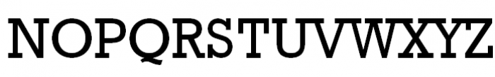 Geometric Slabserif 712 Medium Font UPPERCASE