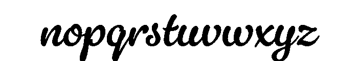 Gelato Fresco Bold Font LOWERCASE