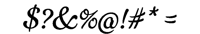 Gelato Fresco Medium Font OTHER CHARS