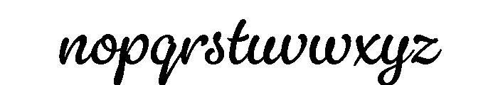 Gelato Fresco Medium Font LOWERCASE
