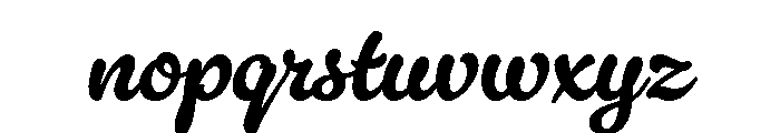 Gelato Luxe Regular Font LOWERCASE
