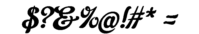 Gelato Script Regular Font OTHER CHARS