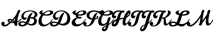 Gelato Script Regular Font UPPERCASE