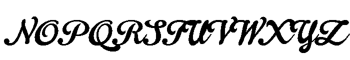 Gelato Script Regular Font UPPERCASE
