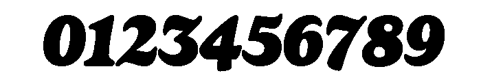 Gelica Black Italic Font OTHER CHARS