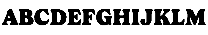 Gelica Black Font UPPERCASE